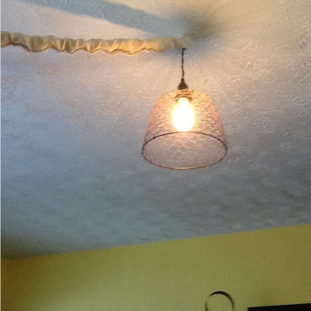 Chicken Wire Pendant Light